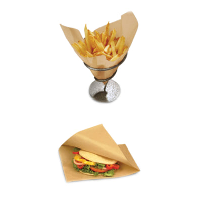 EcoCraft® Sandwich Bag Open Top/Sides 9" x 10" Natural Kraft