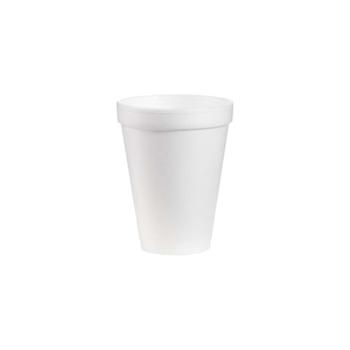 Dart® J-Cup® Space Saver EPS Foam Cup, White, 12 oz