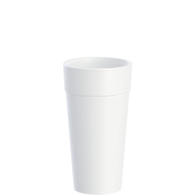 Dart® J-Cup® EPS Tall Foam Cup, White, 20 Oz