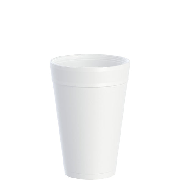 Dart® J-Cup® Big Drink Tall Foam Cup, White, 32 Oz