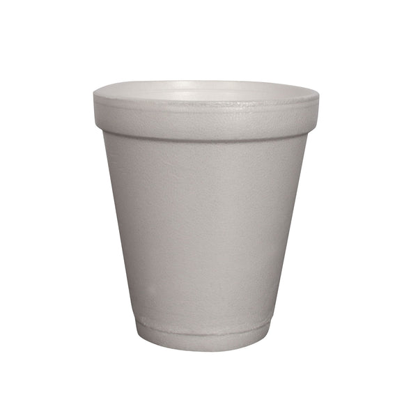 Dart® J-Cup® Space Saver Foam Cup, White, 8 Oz