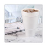 Dart® J-Cup® White Foam Cup, 6.4" Tall, 32 Oz