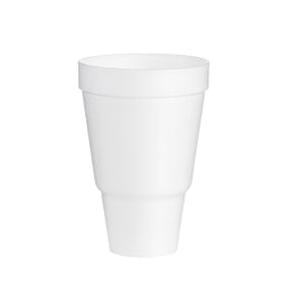 Dart® J-Cup® White Foam Cup, 6.4" Tall, 32 Oz