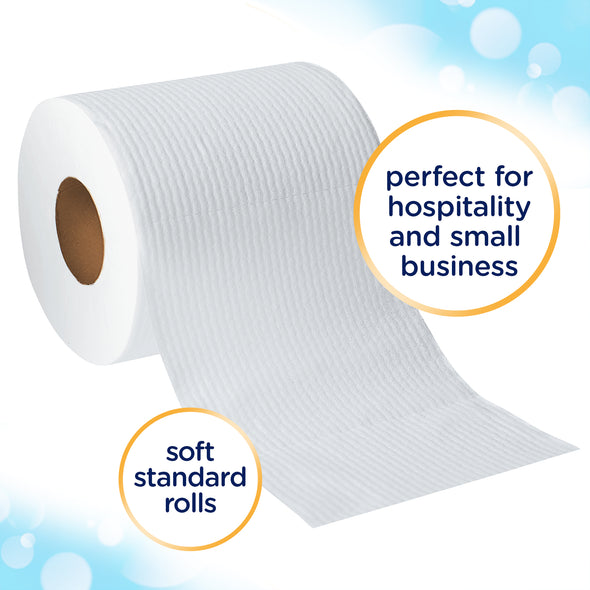 Kleenex® Cottonelle® Paper Toilet Paper, White, 4.09" x 4"