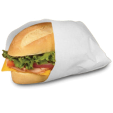 Grease Resistant Wrap And Liner, White, 12" x 12"