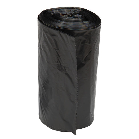 Right Choice™ LDPE 12/16-Gal Can Liner Roll, Black, 24" x 32", 1 mil