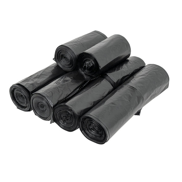 Right Choice™ LDPE 12/16-Gal Can Liner Roll, Black, 24" x 32", 1 mil