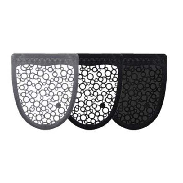 Fresh™Products P-Shield Urinal Mat, Gry-Wht, Blk-Wht, Blk-Blk