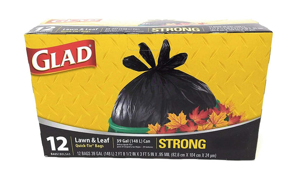 Glad® Outdoor Drawstring Lawn and Leaf Bags