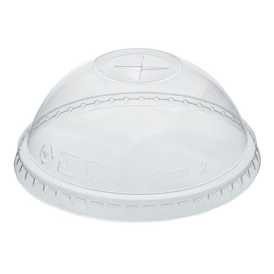 Prime Source® Squat Dome Lid For 9 & 12 Oz PETE Cups, Clear