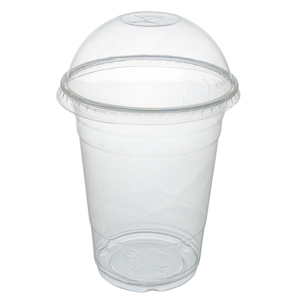 Prime Source® Squat Dome Lid For 12-24 Oz Cups, Clear