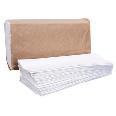 Right Choice™ Paper Multifold Towel 1-Ply 250-Sheets, White, 9" x 9.45"