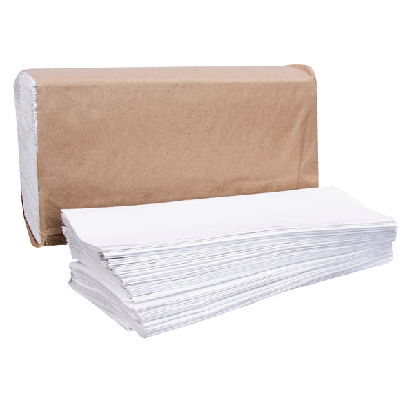 Right Choice™ Paper Multifold Towel 1-Ply 250-Sheets, White, 9" x 9.45"