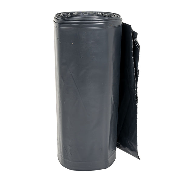 Right Choice® LDPE (Repro) 60-Gal Can Liner Roll, Black, 1.5 Mil, 38" x 58"