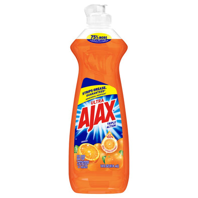 Ajax® Orange Triple Action Dish Soap Liquid, 14 Oz.