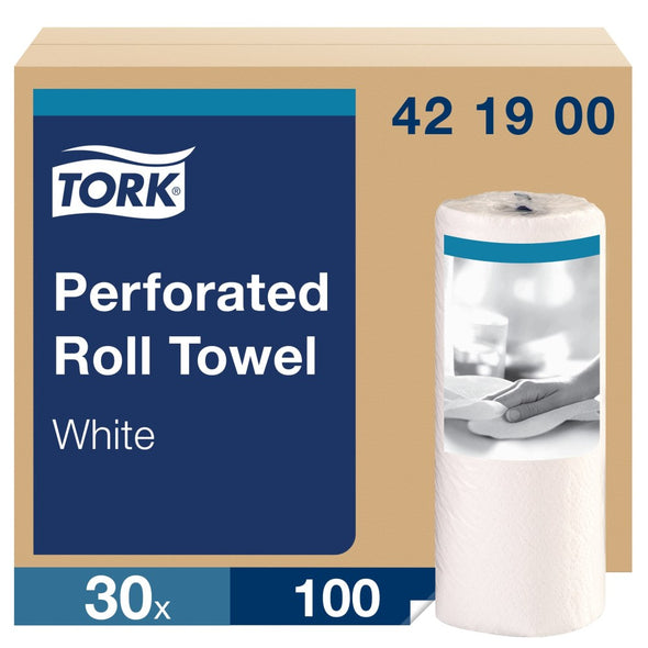 Tork® Perforated Roll Towel White