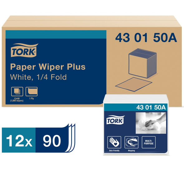 Tork® Paper Wiper Plus White Self Dispensing