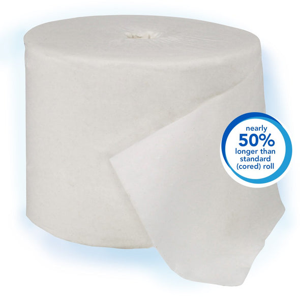 Scott® Paper Coreless Roll Towel Paper, White