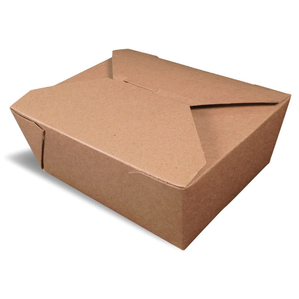 Bio-Plus Earth® #8 Paper Takeout Container, Brown, 2.5" x 6" x 4.75"