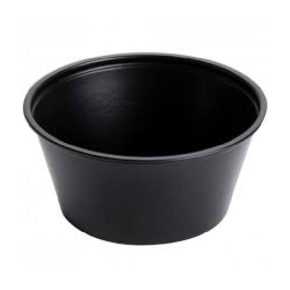 Prime Source® PP Portion Cup, Black, 2 oz, 1/CS/2500