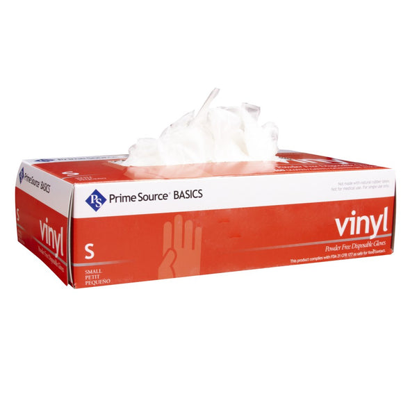 Prime Source® Basics Powder Free Clear Vinyl Glove