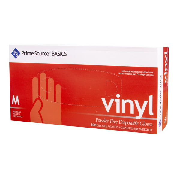 Prime Source® Basics Powder Free Clear Vinyl Glove