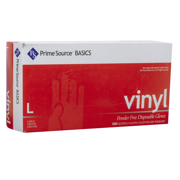 Prime Source® Basics Powder Free Clear Vinyl Glove