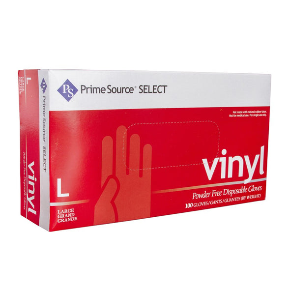 Prime Source® Select Powder Free Clear Vinyl Glove, 4.5 Mil