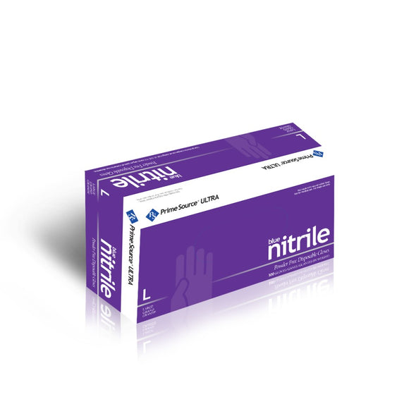 Prime Source® Ultra Powder Free Blue Nitrile Glove