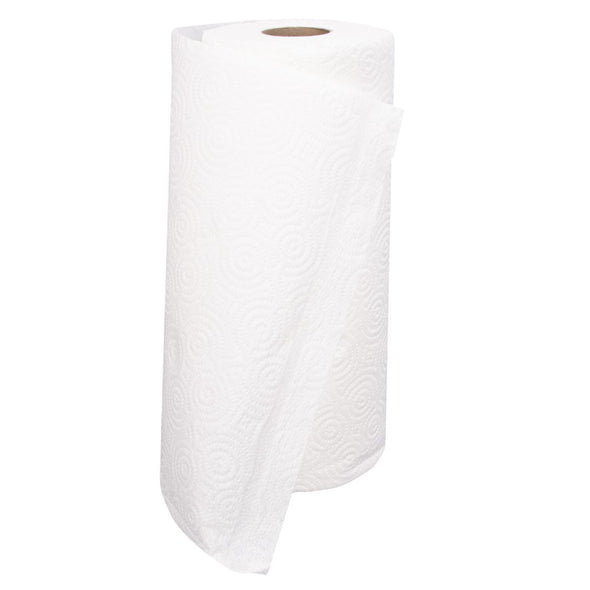 Right Choice™ Paper Kitchen Roll Towel 2-Ply 250-Sheet, White, 11" x 8"