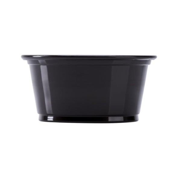 Karat® 2 Oz. Black Polypropylene Portion Cup